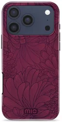 MIO MagSafe / Qi2 Apple iPhone 18 Pro Max Hoesje Hard Shell Berry Blooms afbeelding