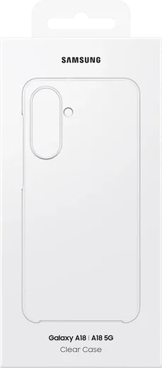 Origineel Samsung Galaxy A18 Hoesje Clear Case Hard Cover Transparant afbeelding 5