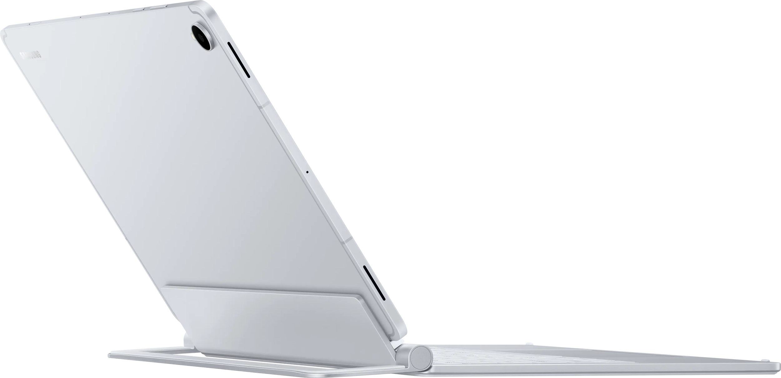 Originele Samsung Tab S12+ Keyboard Cover Pro QWERTY NLD Toetsenbord Zilver afbeelding 2