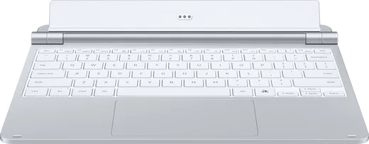 Originele Samsung Tab S12+ Keyboard Cover Pro QWERTY NLD Toetsenbord Zilver afbeelding 1