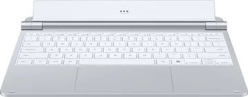 Originele Samsung Tab S12+ Keyboard Cover Pro QWERTY NLD Toetsenbord Zilver