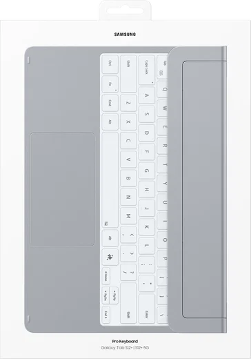 Originele Samsung Tab S12+ Keyboard Cover Pro QWERTY NLD Toetsenbord Zilver afbeelding 4