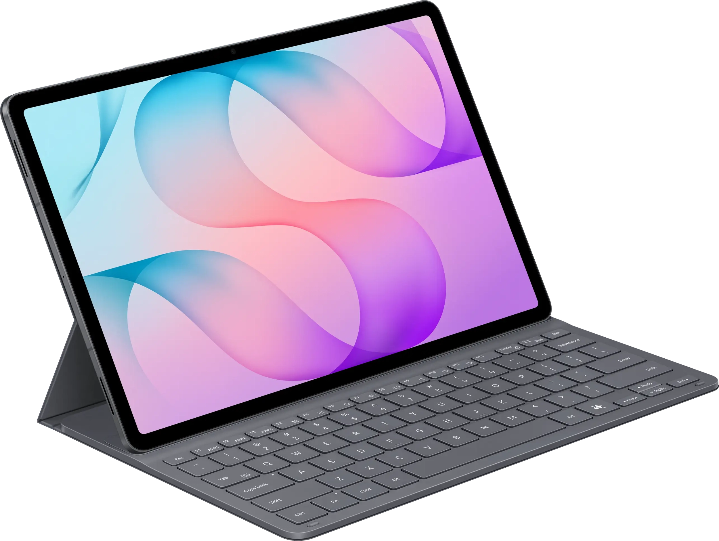 Originele Samsung Tab S12+ Keyboard Book Cover Slim QWERTY NLD Toetsenbord Zwart afbeelding 3