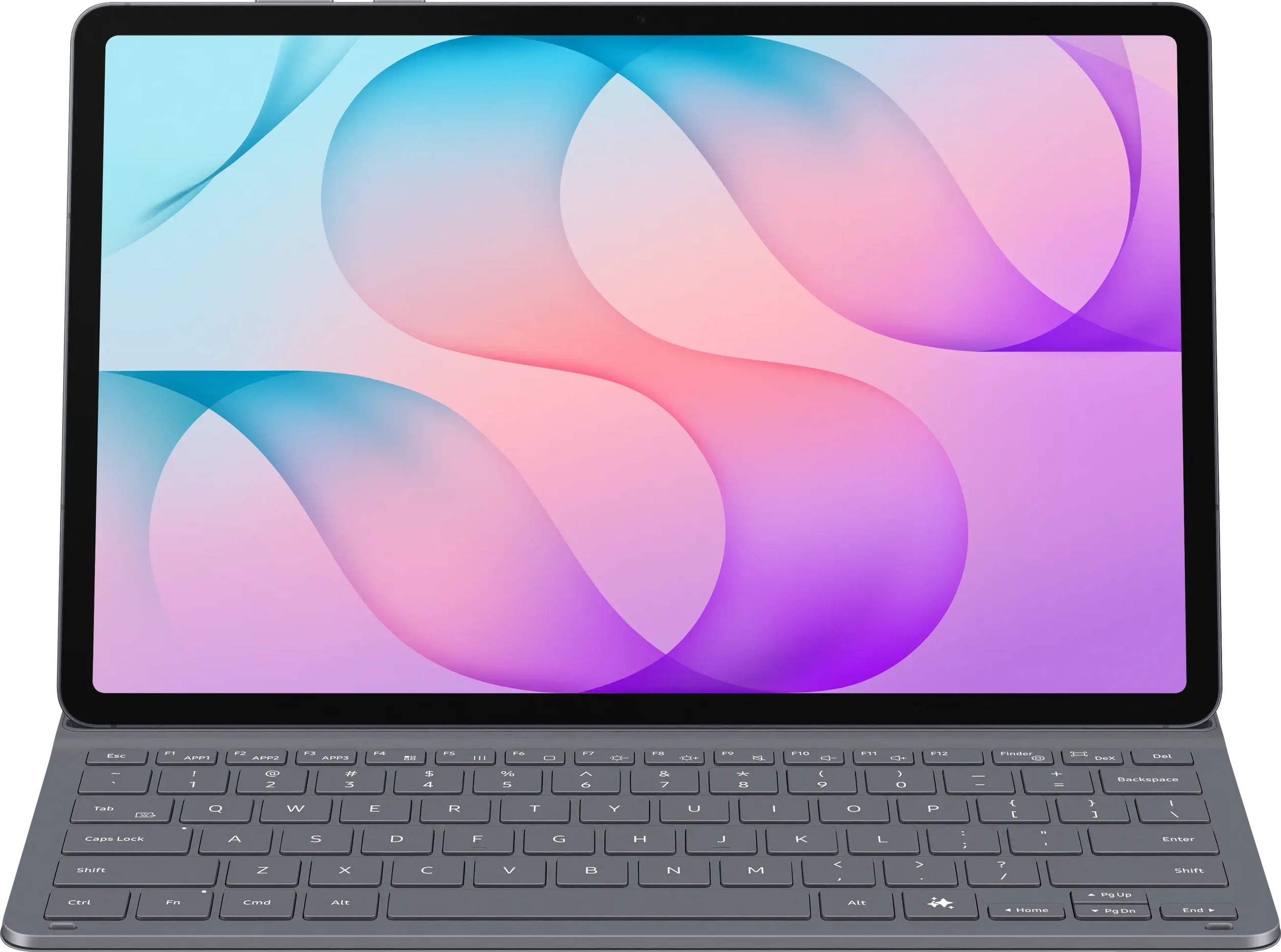 Originele Samsung Tab S12+ Keyboard Book Cover Slim QWERTY NLD Toetsenbord Zwart afbeelding 5