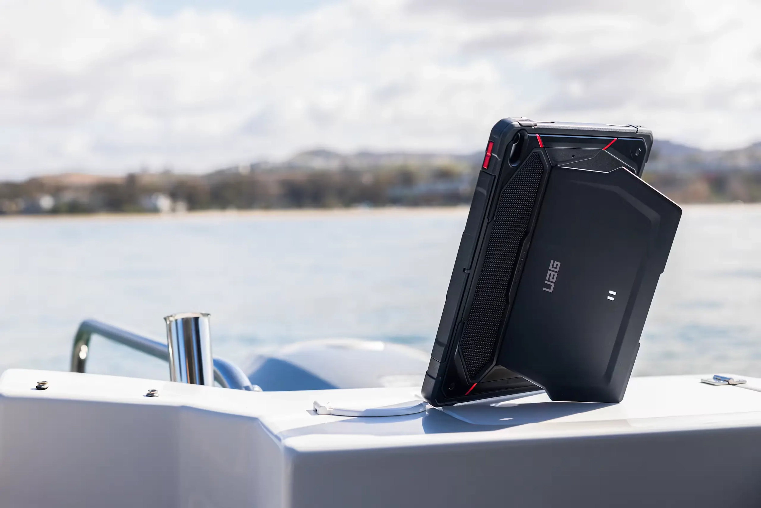 Urban Armor Gear Monarch Apple iPad Air 13 (24/25/26) Hoes met Standaard Zwart afbeelding 11