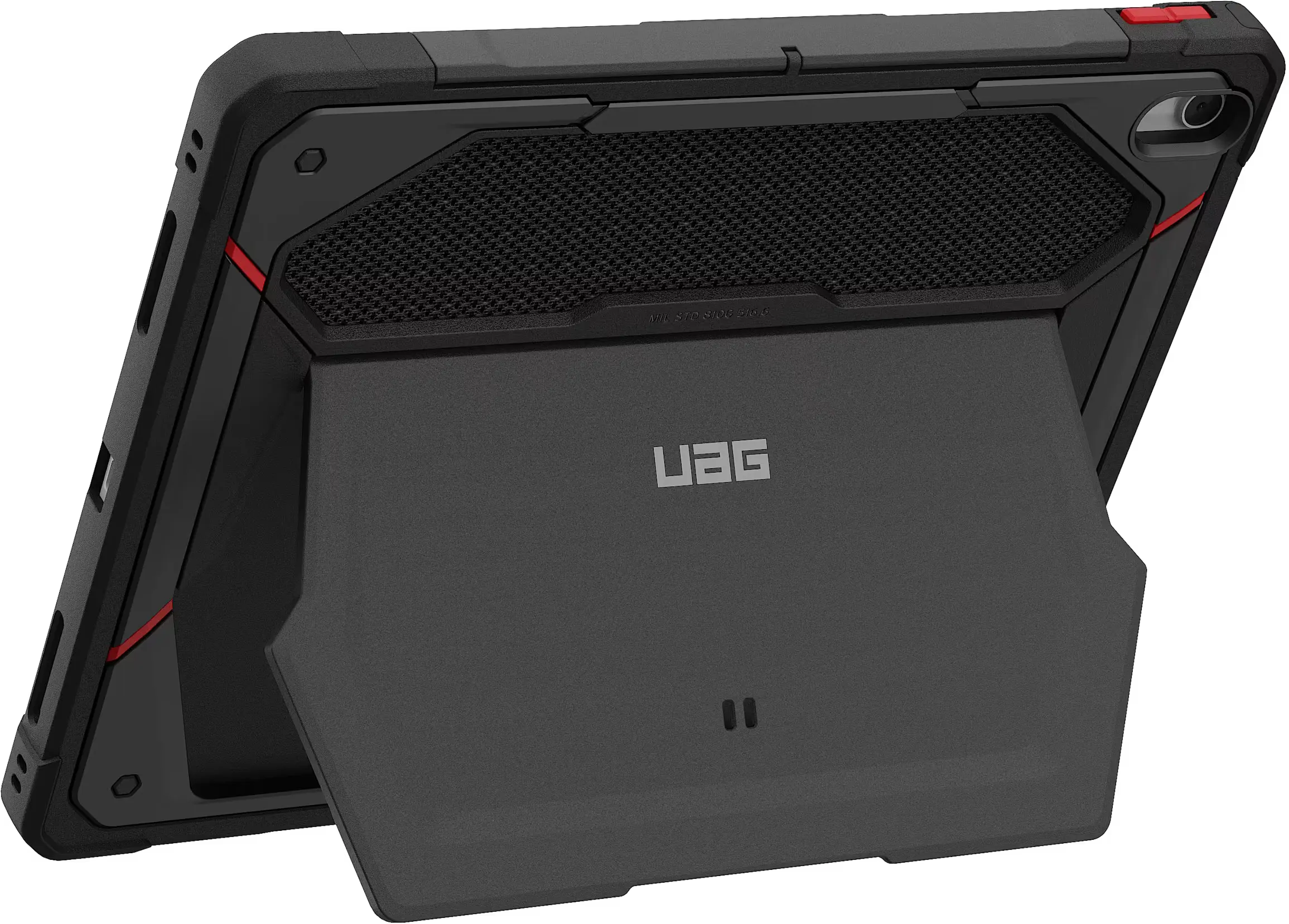 Urban Armor Gear Monarch Apple iPad Air 13 (24/25/26) Hoes met Standaard Zwart afbeelding 8