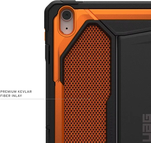 Urban Armor Gear Monarch Apple iPad Air 13 (24/25/26) Hoes met Standaard Oranje afbeelding 4