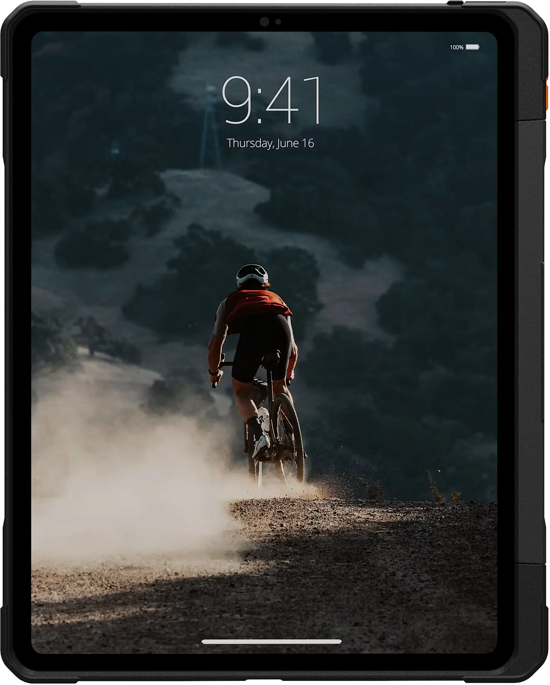 Urban Armor Gear Monarch Apple iPad Air 13 (24/25/26) Hoes met Standaard Oranje afbeelding 9