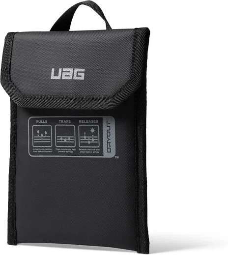 UAG x DRYOUT Phone Recovery Pouch Vochtabsorberend Telefoonhoesje Zwart afbeelding 1