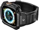 Spigen Rugged Armor Pro - Apple Watch Ultra 49MM 3/2/1 - Hoesje en Bandje Zwart afbeelding 6