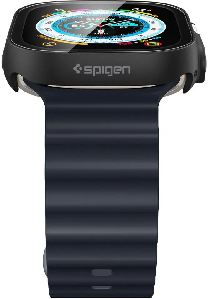 Spigen Thin Fit 360 Apple Watch Ultra 49MM 3/2/1 Hoesje Waterdicht Zwart afbeelding 15