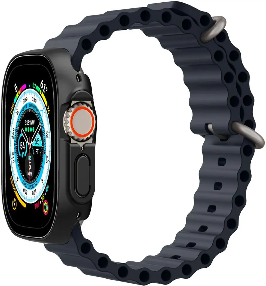 Spigen Thin Fit 360 Apple Watch Ultra 49MM 3/2/1 Hoesje Waterdicht Zwart afbeelding 18