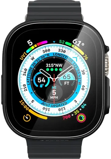 Spigen Thin Fit 360 Apple Watch Ultra 49MM 3/2/1 Hoesje Waterdicht Zwart afbeelding 5