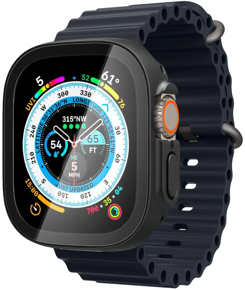 Spigen Thin Fit 360 Apple Watch Ultra 49MM 3/2/1 Hoesje Waterdicht Zwart afbeelding 7