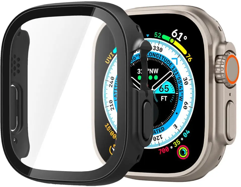 Spigen Thin Fit 360 Apple Watch Ultra 49MM 3/2/1 Hoesje Waterdicht Zwart afbeelding 1