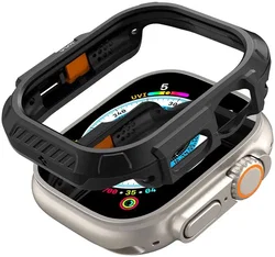 Spigen Lock Fit - Apple Watch Ultra 49MM 3/2/1 Case Zwart afbeelding