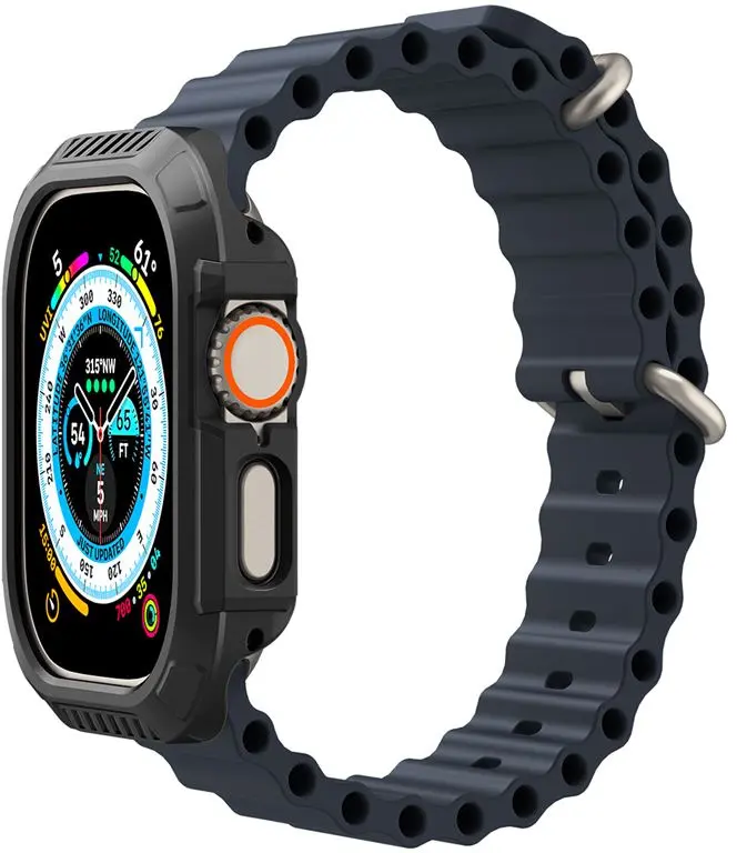 Spigen Lock Fit - Apple Watch Ultra 49MM 3/2/1 Case Zwart afbeelding 11