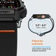 Spigen Lite Fit Pro Apple Watch Ultra 4/3/2/1 49mm Bandje met Hoesje Zwart afbeelding 3