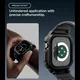 Spigen Rugged Armor Pro - Apple Watch 12 46MM - Hoesje en Bandje (S) - Zwart afbeelding 5