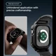 Spigen Rugged Armor Pro - Apple Watch 12 46MM - Hoesje en Bandje (L) - Zwart afbeelding 6