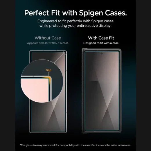 Spigen EZ Fit HD GLAS.tR Samsung Z Fold 8 Ultra / Z Fold 7 Privacy Glass 2-Pack afbeelding 9