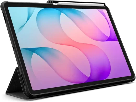 Spigen Rugged Armor Pro Samsung Galaxy Tab S12 Plus Hoes Book Case Zwart afbeelding 13