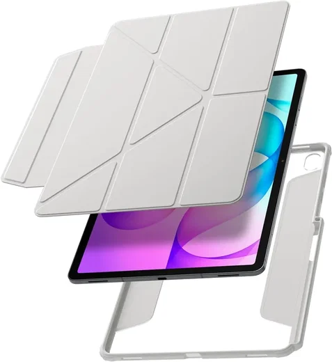 Spigen Air Skin Pro Samsung Galaxy Tab S12 Plus Hoes Book Case Grijs afbeelding 8