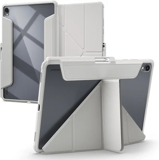 Spigen Air Skin Pro Samsung Galaxy Tab S12 Plus Hoes Book Case Grijs afbeelding 1