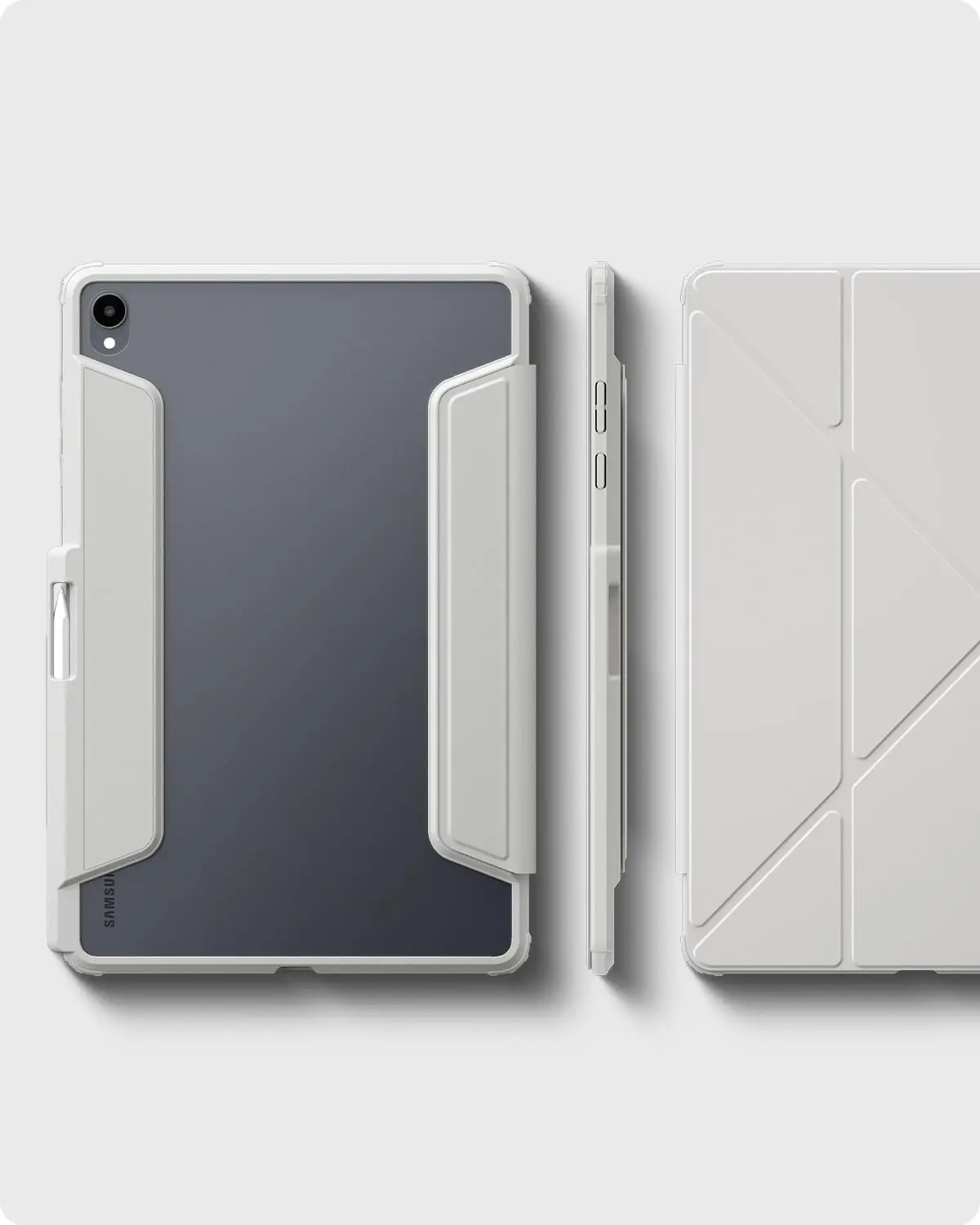 Spigen Air Skin Pro Samsung Galaxy Tab S12 Plus Hoes Book Case Grijs afbeelding 7