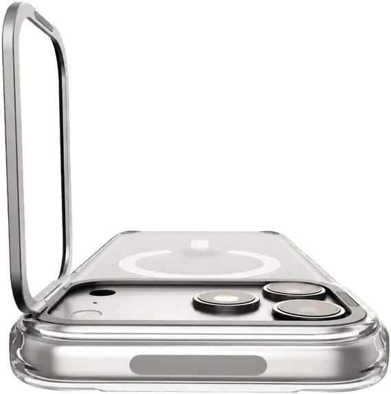 Spigen Ultra Hybrid iPhone 18 Pro / 17 Pro Hoesje MagSafe Kickstand Zilver afbeelding 12