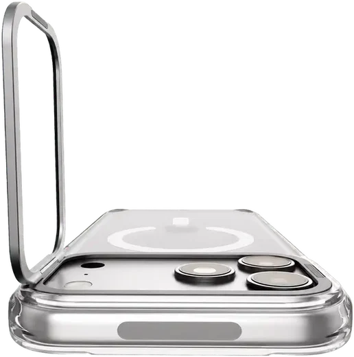 Spigen Ultra Hybrid iPhone 18 Pro / 17 Pro Hoesje MagSafe Kickstand Zilver afbeelding 12