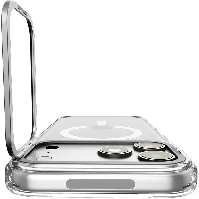 Spigen Ultra Hybrid iPhone 18 Pro Max/17 Pro Max Hoesje MagSafe Kickstand Zilver afbeelding 12