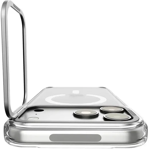 Spigen Ultra Hybrid iPhone 18 Pro Max/17 Pro Max Hoesje MagSafe Kickstand Zilver afbeelding 12