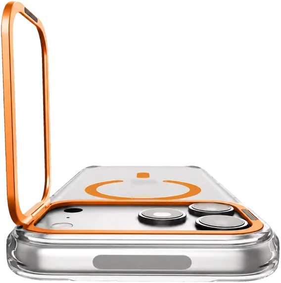 Spigen Ultra Hybrid iPhone 18 Pro / 17 Pro Hoesje MagSafe Kickstand Oranje afbeelding 12