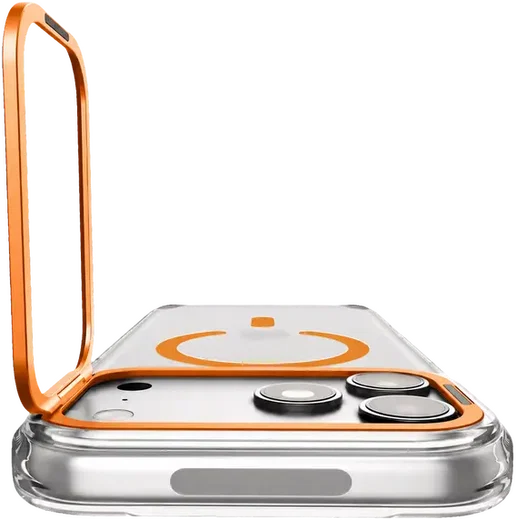 Spigen Ultra Hybrid iPhone 18 Pro / 17 Pro Hoesje MagSafe Kickstand Oranje afbeelding 12
