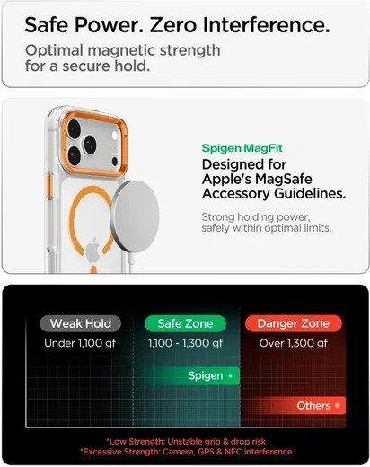 Spigen Ultra Hybrid iPhone 18 Pro / 17 Pro Hoesje MagSafe Kickstand Oranje afbeelding 10