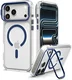 Spigen Ultra Hybrid iPhone 18 Pro / 17 Pro Hoesje MagSafe Kickstand Blauw afbeelding 1