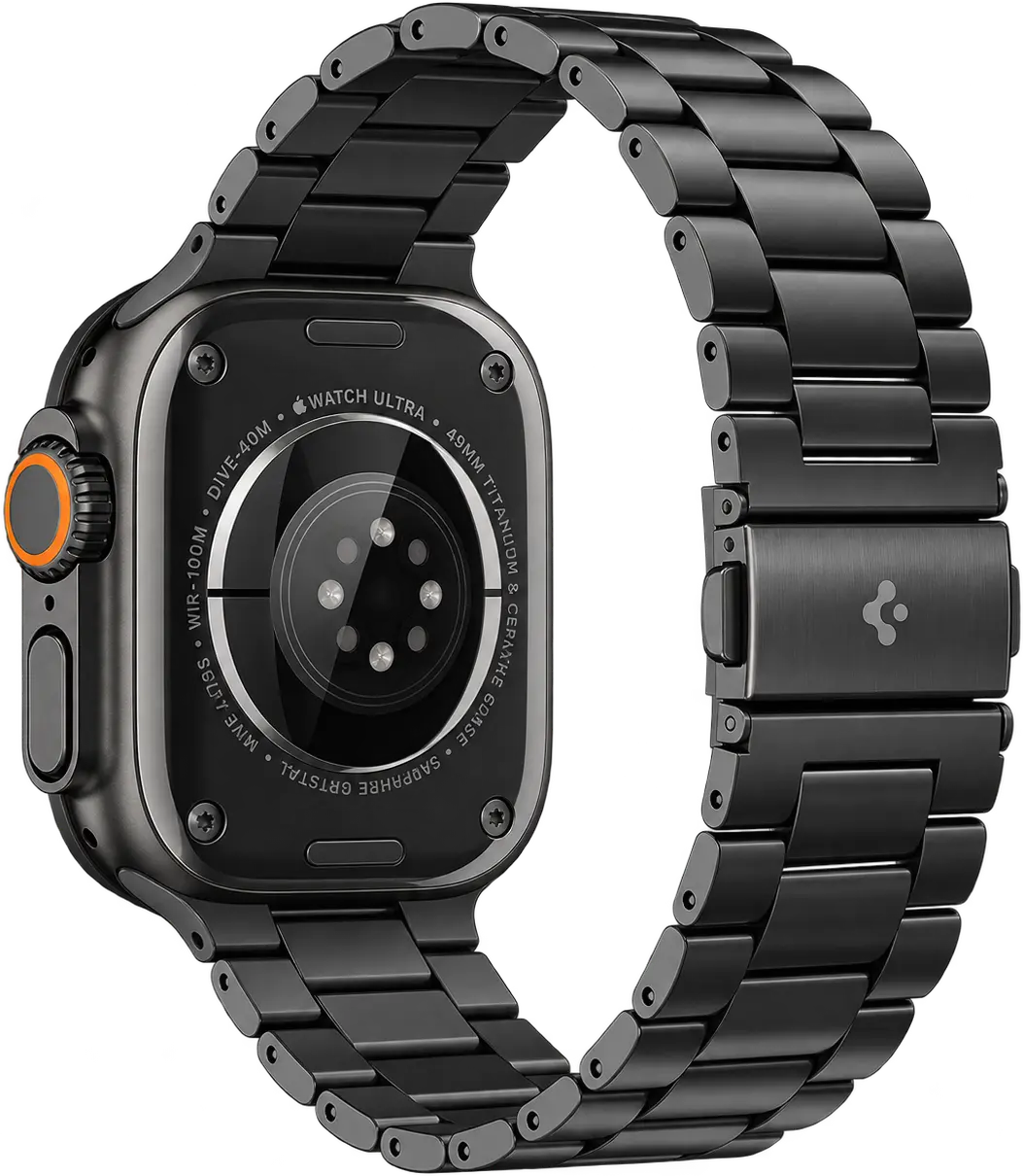 Spigen Modern Fit Apple Watch 1-12/SE/Ultra 49/46/45/44MM Bandje Zwart afbeelding 3