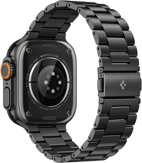 Spigen Modern Fit Apple Watch 1-12/SE/Ultra 49/46/45/44MM Bandje Zwart afbeelding 3