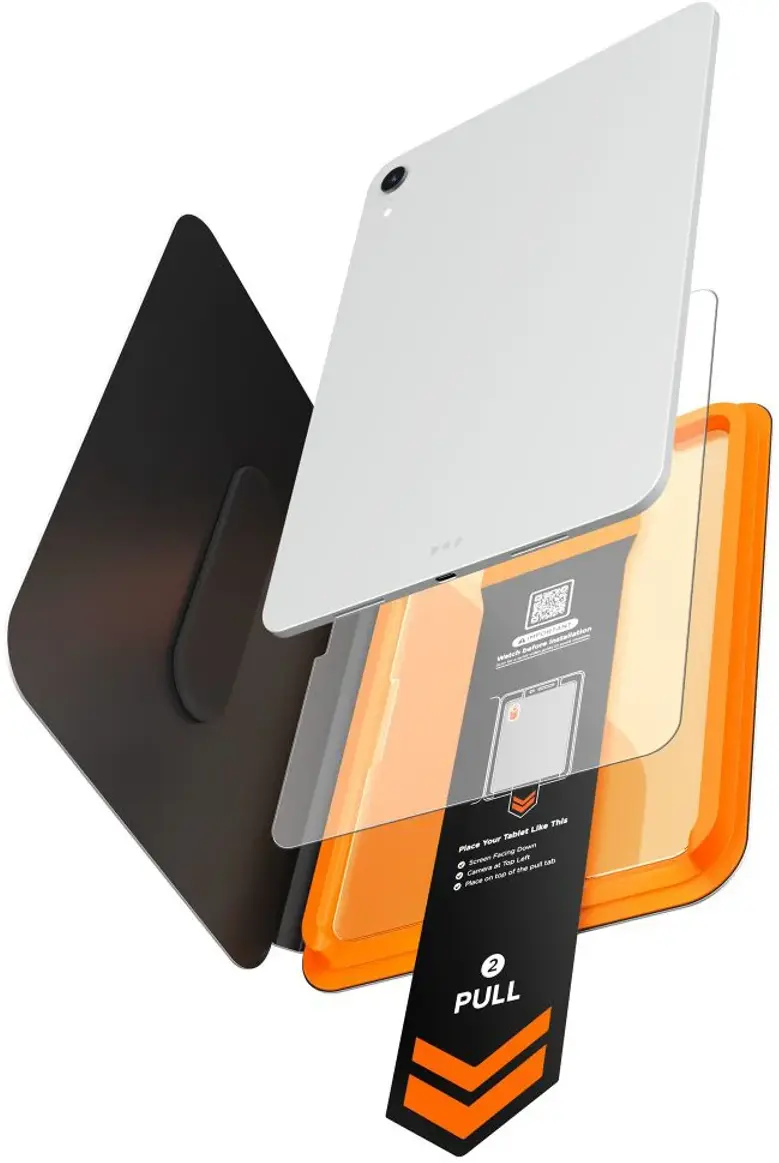 Spigen EZ Fit GLAS.tR Apple iPad 10.9 (2022) 11 (2025) Screen Protector 1-Pack afbeelding 10