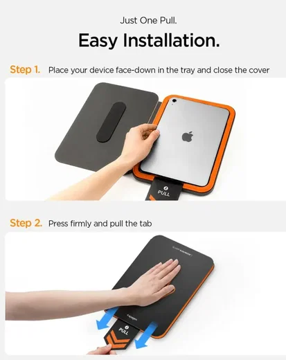 Spigen EZ Fit GLAS.tR Apple iPad 10.9 (2022) 11 (2025) Screen Protector 1-Pack afbeelding 8