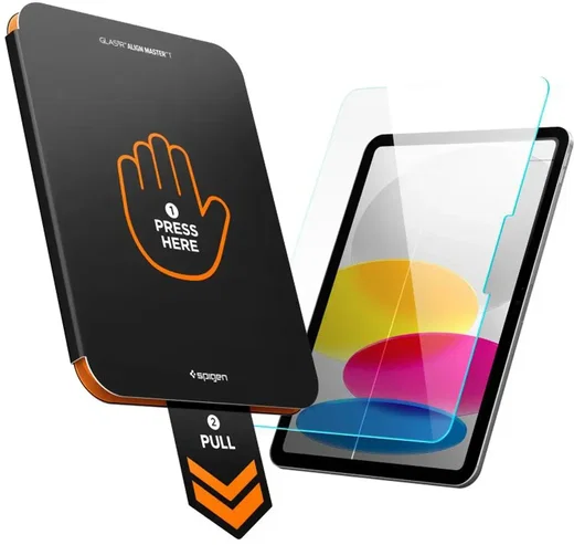 Spigen EZ Fit GLAS.tR Apple iPad 10.9 (2022) 11 (2025) Screen Protector 1-Pack afbeelding 2