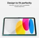 Spigen EZ Fit GLAS.tR Apple iPad 10.9 (2022) 11 (2025) Screen Protector 1-Pack afbeelding 9