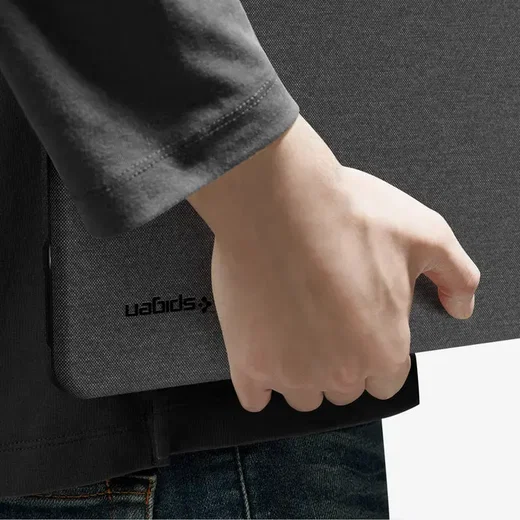 Spigen Urban Fit MacBook Neo Laptop Hoes Nylon Zwart afbeelding 8
