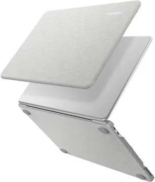 Spigen Urban Fit MacBook Neo Laptop Hoes Nylon Grijs