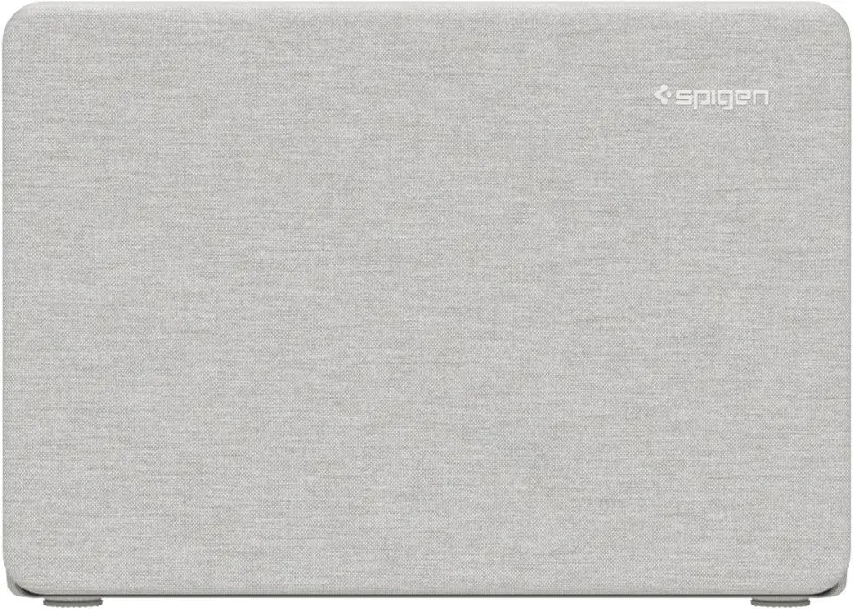 Spigen Urban Fit MacBook Neo Laptop Hoes Nylon Grijs afbeelding 5