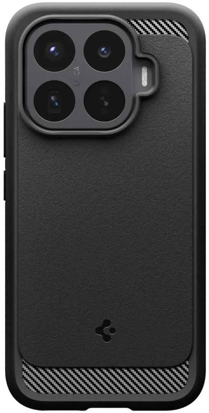 Spigen Rugged Armor Xiaomi 17T Pro Hoesje Back Cover Zwart afbeelding 2