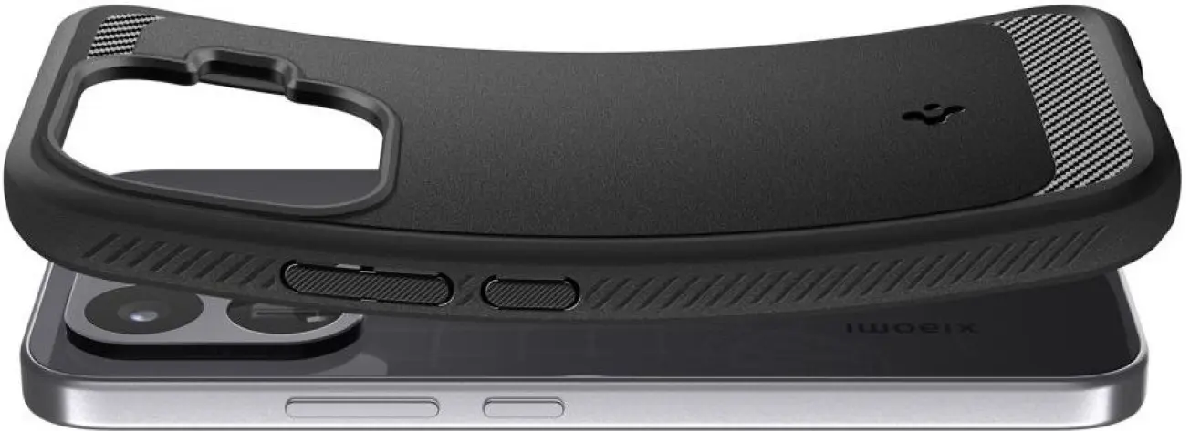 Spigen Rugged Armor Xiaomi 17T Pro Hoesje Back Cover Zwart afbeelding 10