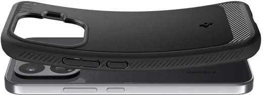 Spigen Rugged Armor Xiaomi 17T Pro Hoesje Back Cover Zwart afbeelding 10