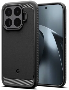 Spigen Rugged Armor Xiaomi 17T Pro Hoesje Back Cover Zwart